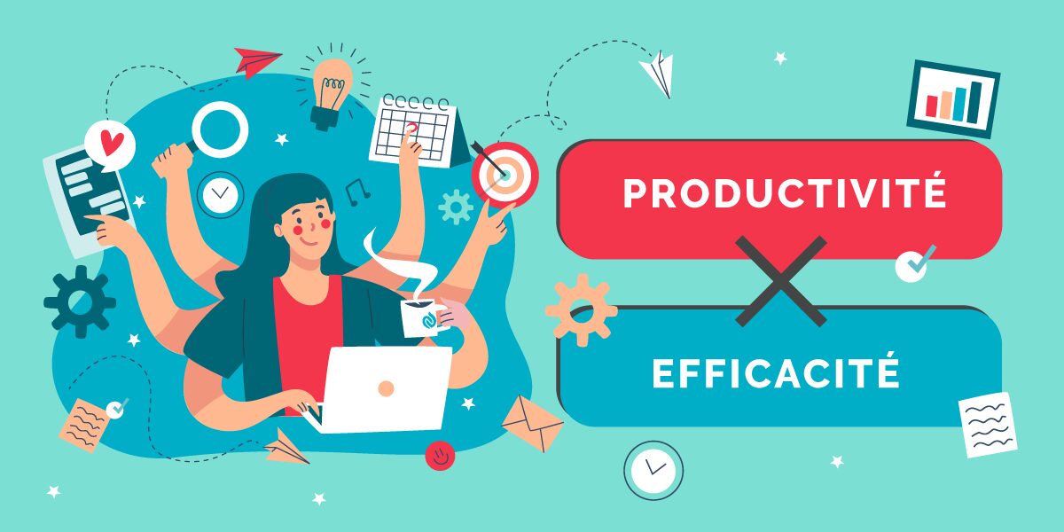 Description modifiée : Productif et efficace dans la productivité du travail.