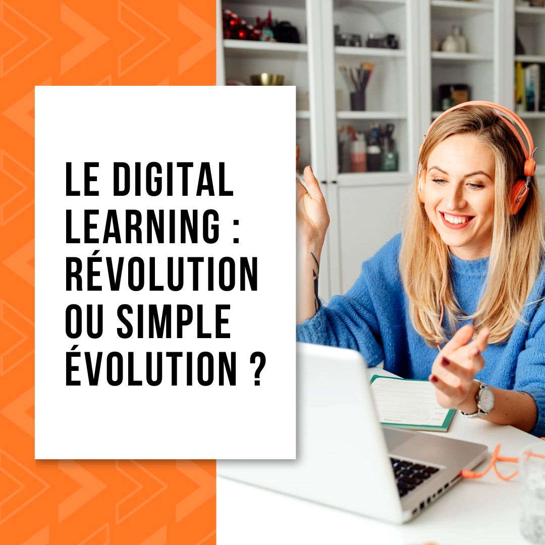 Apprenant devant un ordinateur en formation digitale