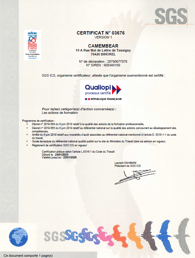 Mon Pole Formation certifié Qualiopi