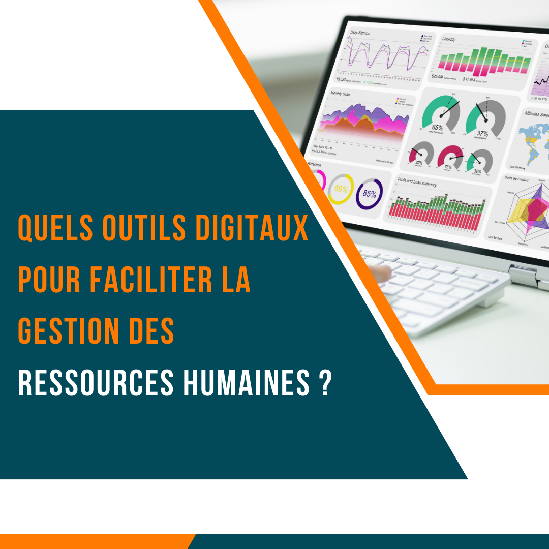 Interface numérique d’un logiciel RH affichant un tableau de bord de gestion des collaborateurs