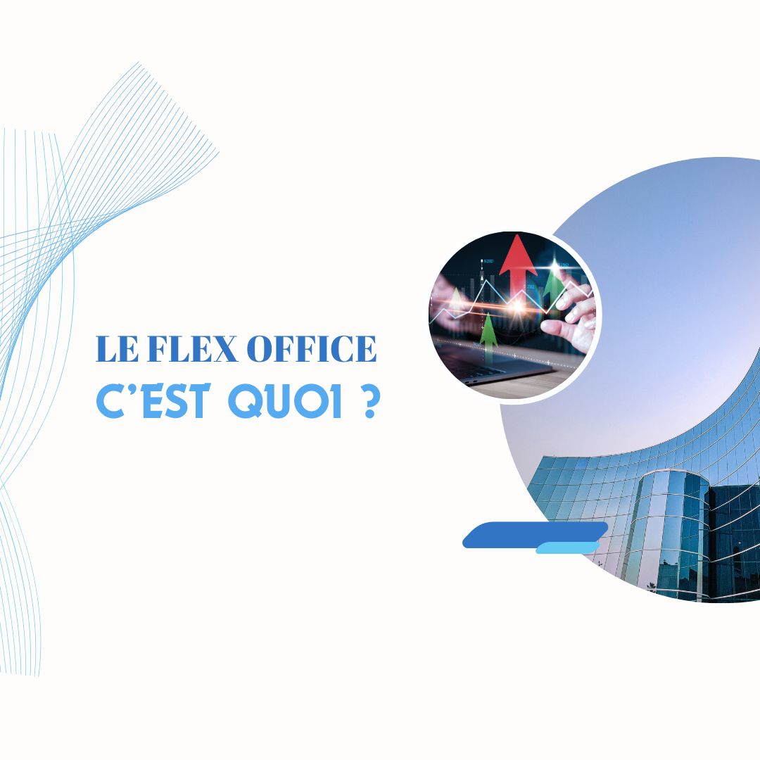 Employés travaillant dans un espace de bureau en flex office moderne