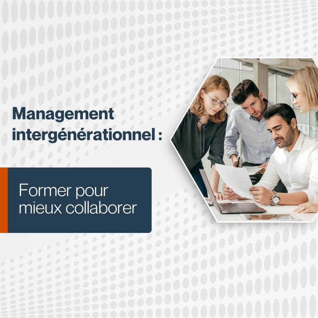 Illustration Management intergénérationnel : former pour mieux collaborer