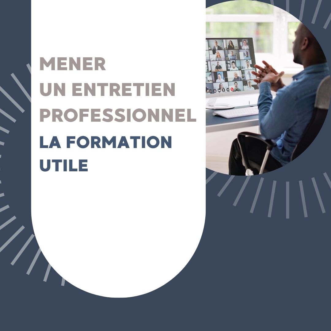 Responsable RH menant un entretien professionnel avec un salarié en face-à-face