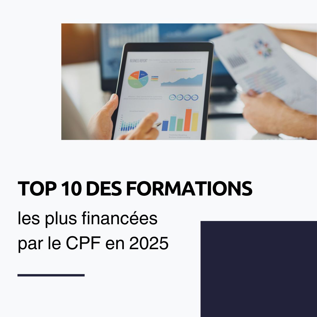 Illustration des 10 formations les plus populaires en CPF en 2025