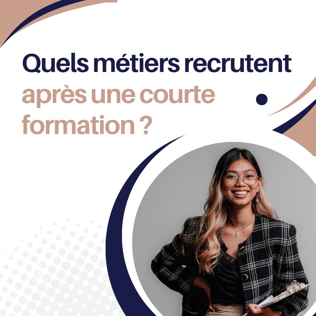 Personne en formation courte en logistique ou aide à la personne