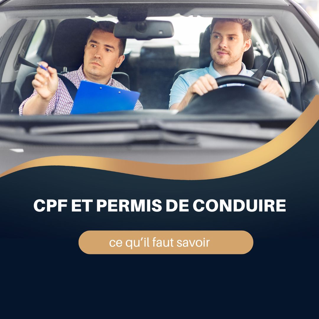 Jeune en formation de conduite financée par le CPF