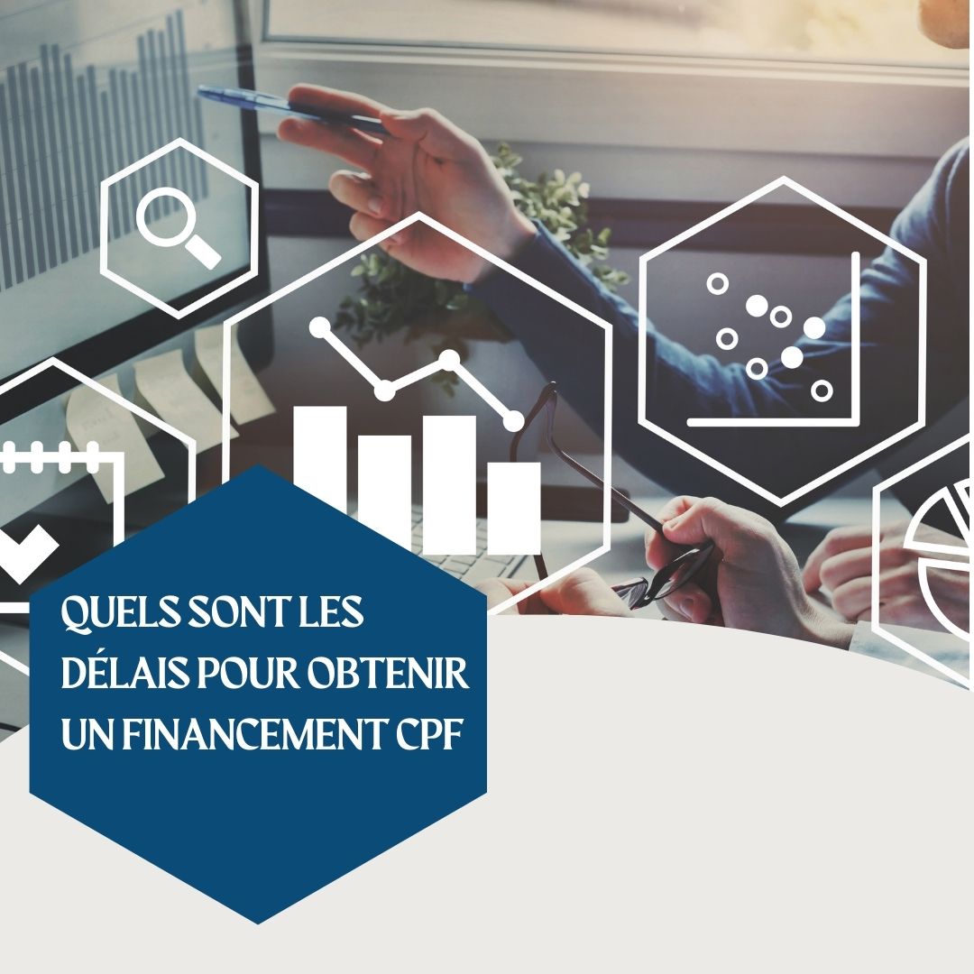 Calendrier indiquant les délais moyens pour obtenir un financement CPF