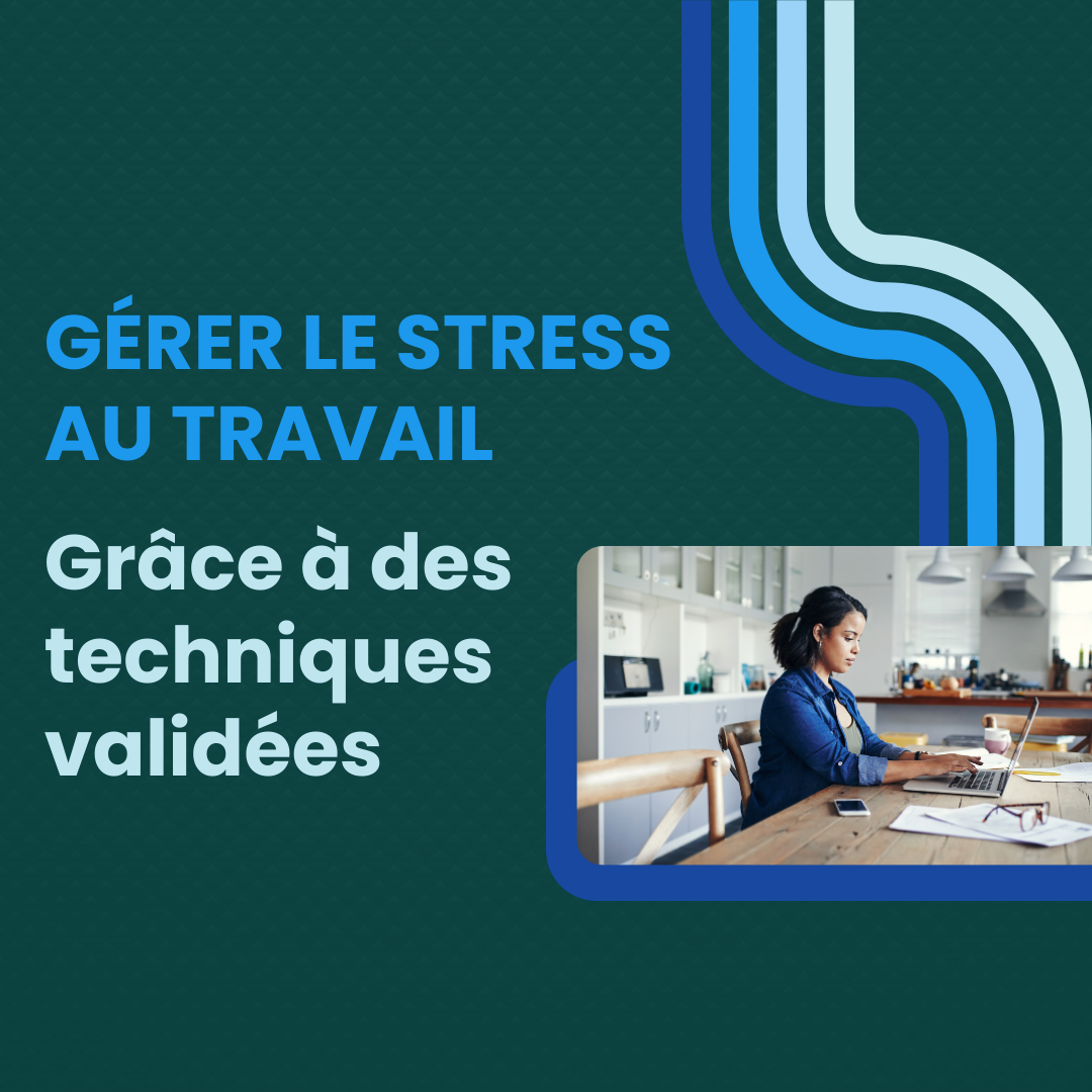 Salarié pratiquant un exercice de respiration pour gérer son stress au travail