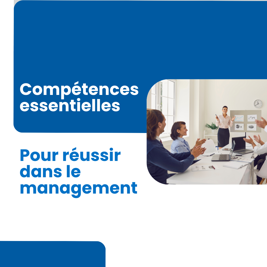 Manager guidant son équipe grâce aux compétences clés du management