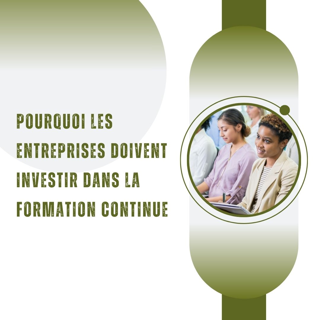 Illustration montrant les bénéfices de la formation continue pour les entreprises et les salariés