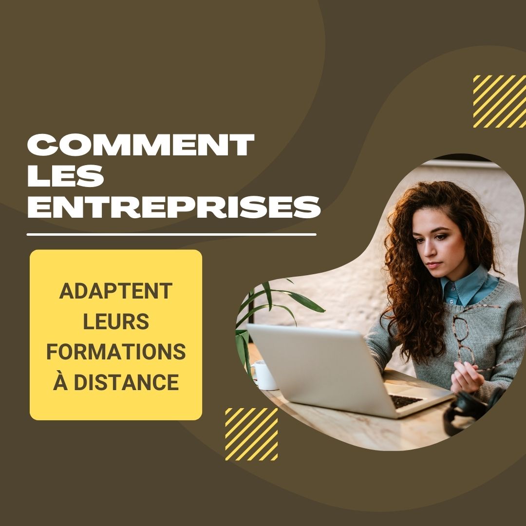 Illustration d’une formation professionnelle à distance avec outils digitaux