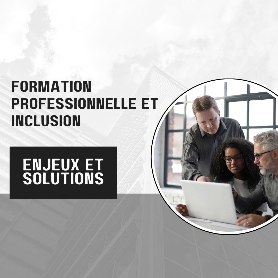 Personnes en formation professionnelle travaillant ensemble dans un cadre inclusif