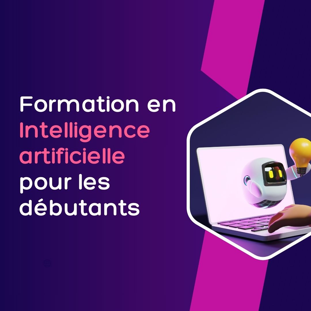 Étudiant en formation d’intelligence artificielle découvrant les bases du machine learning