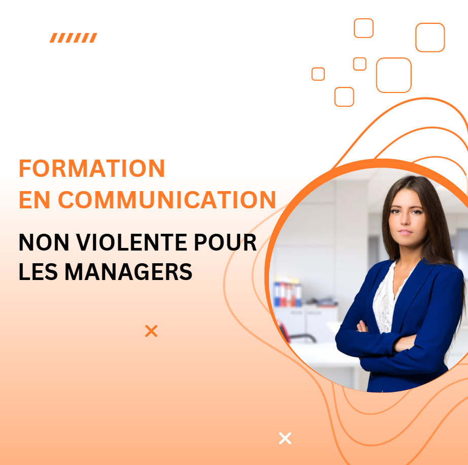 Manager pratiquant la communication non violente lors d’une séance de formation