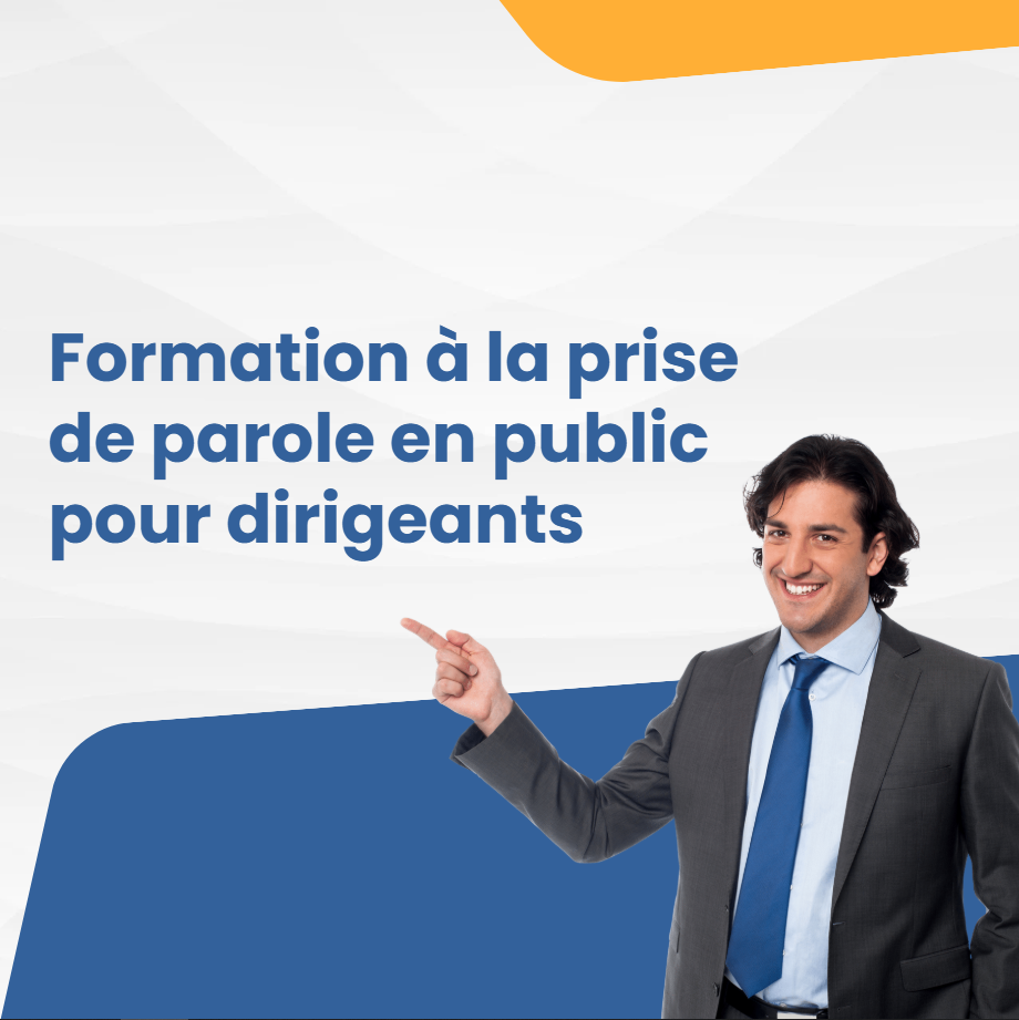 Dirigeant s’exprimant avec assurance lors d’une conférence professionnelle