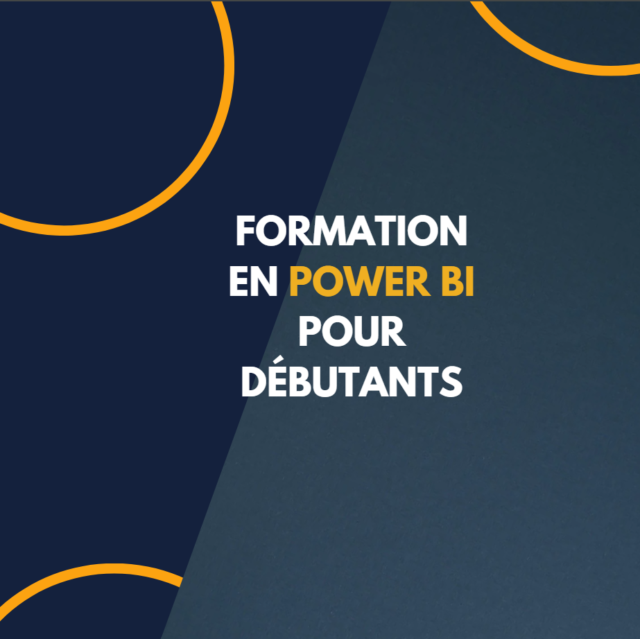 formateur présentant un tableau de bord Power BI à des apprenants débutants